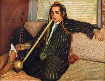 Émile Bernard. La fumeuse de haschich (1900)