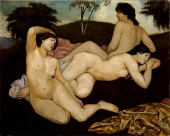 Émile Bernard. Les nymphes, après le bain (1908)
