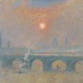 Émile Claus. Le pont de Waterloo, Londres (1918)