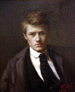 Émile Friant. Autoportrait à quinze ans (1878)