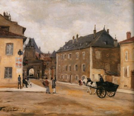 Emile Friant. La porte Saint Georges (1878)