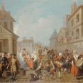 Étienne Jeaurat. Le carnaval des rues de Paris (1757)