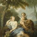 Étienne Jeaurat. Vénus et l'Amour, dit aussi Pomone (1730-89)