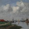 Eugène Boudin. L’Escaut à Anvers (1871-74)