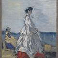 Eugène Boudin. La princesse Pauline Metternich sur la plage (1865-67)