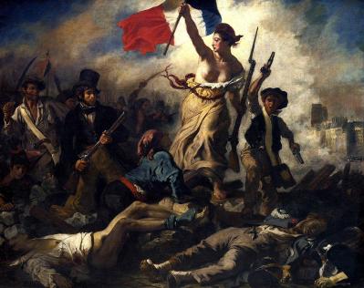 Eugene Delacroix. La liberté guidant le peuple (1830)