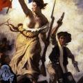 Eugène Delacroix. La liberté guidant le peuple, détail (1830)