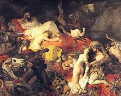 Eugène Delacroix. La Mort de Sardanapale (1827)
