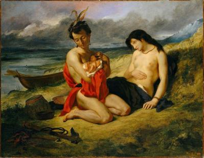 Eugène Delacroix. Les Natchez (1823-35)