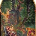 Eugène Delacroix. Lutte de Jacob avec l’ange (1854-61)