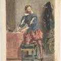EEugène Delacroix. Portrait imaginaire de Mathurin Régnier (v. 1846)