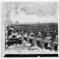 Eugène Trutat (1840-1910). Vue panoramique du pont du Gard (1917)