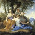 Eustache Le Sueur. Clio, Euterpe et Thalie (1652-55)