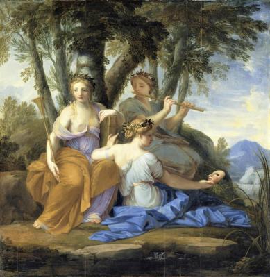 Eustache Le Sueur. Clio, Euterpe et Thalie (1652-55)