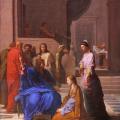 Eustache Le Sueur. Jésus chez Marthe et Marie (v. 1650)