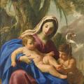 Eustache Le Sueur. La Vierge, l'Enfant Jésus et Jean Baptiste enfant (v. 1640)