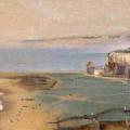 Eva Gonzalès. Plage de Dieppe vue depuis la falaise ouest (1871)