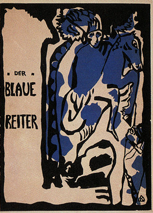 Kandinsky. Couverture Almanach du Cavalier-Bleu, 1912