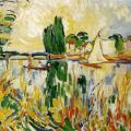 Vlaminck. Voilier sur la Seine, 1906