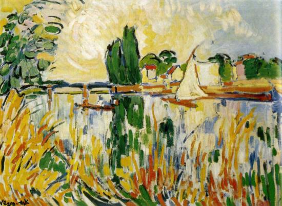 Vlaminck. Voilier sur la Seine, 1906