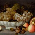 Fede Galizia. Nature morte de fruits avec des raisins (début 16e s.)