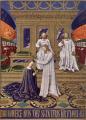 Fouquet. Heures d'Étienne Chevalier. Le couronnement de la Vierge (1452-60)