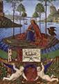 Fouquet. Heures d'Étienne Chevalier. Saint Jean à Patmos (1452-60)