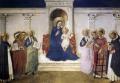 Fra Angelico. Fresques de San Marco. Conversation sacrée (v. 1443)