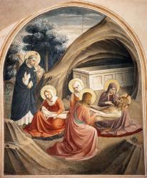 Fra Angelico. Fresques de San Marco. Lamentation sur le Christ mort (1440-41)