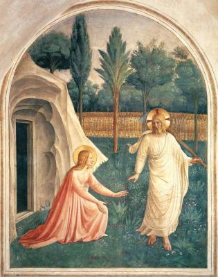 Fra Angelico. Fresques de San Marco. Noli me tangere (1440-41)