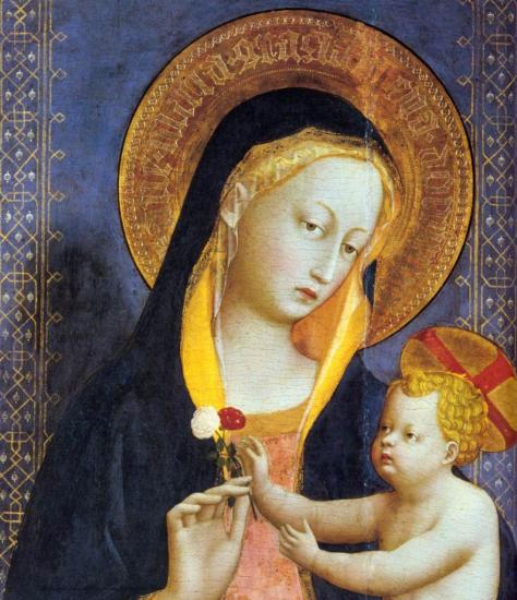 Fra Angelico. Retable San Domenico ou Pala di Fiesole, détail (1423-24)