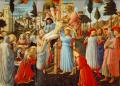 Fra Angelico. Retable Santa Trinita ou Descente de croix, panneau central (1437-40)