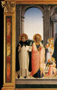 Fra Angelico. Retable San Domenico ou Pala di Fiesole, détail (1423-24)