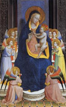 Fra Angelico. Retable San Domenico ou Pala di Fiesole, détail (1423-24)