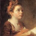 Fragonard. Jeune Écolière, 1775-78