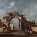 Francesco Guardi. Arcade en ruine (1775-93)