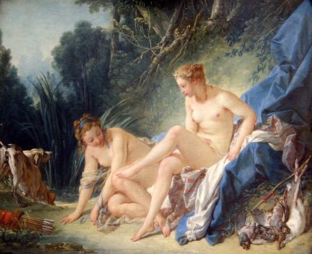 François Boucher. Diane sortant du bain (1742)