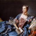 François Boucher. Madame de Pompadour (1756-58)