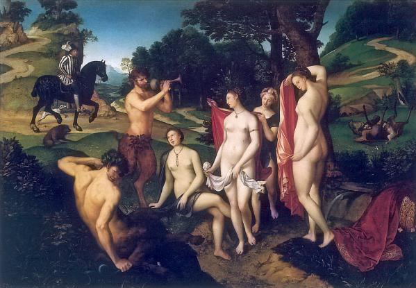 François Clouet. Le bain de Diane (v. 1565)