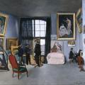 Frédéric Bazille et Edouard Manet. L’atelier de Bazille (1870)