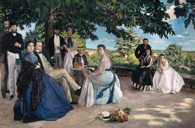 Frédéric Bazille. Réunion de famille (1867)