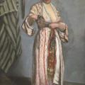 Frédéric Bazille. Femme en costume mauresque (1869)