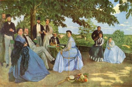 Frédéric Bazille. Réunion de famille (1867)