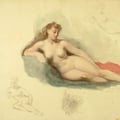 Frederic Leighton. Etudes de femmes nues (v. 1850)
