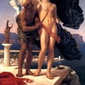Frederic Leighton. Icare et Dédale (1869)