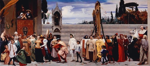 Frederic Leighton. La célèbre Madone de Cimabue (1853-55)