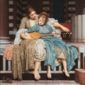Frederic Leighton. La leçon de musique (1877)