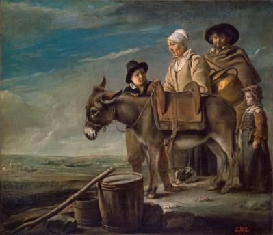 Frères Le Nain. La laitière (v. 1641)
