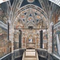 Giusto de Menabuoi. Fresques de la chapelle Belludi, vue d’ensemble (1382)