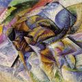 Boccioni. Dynamisme d'un Cycliste (1913)